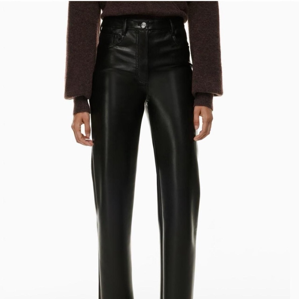 Aritzia Wilfred Leather Pants